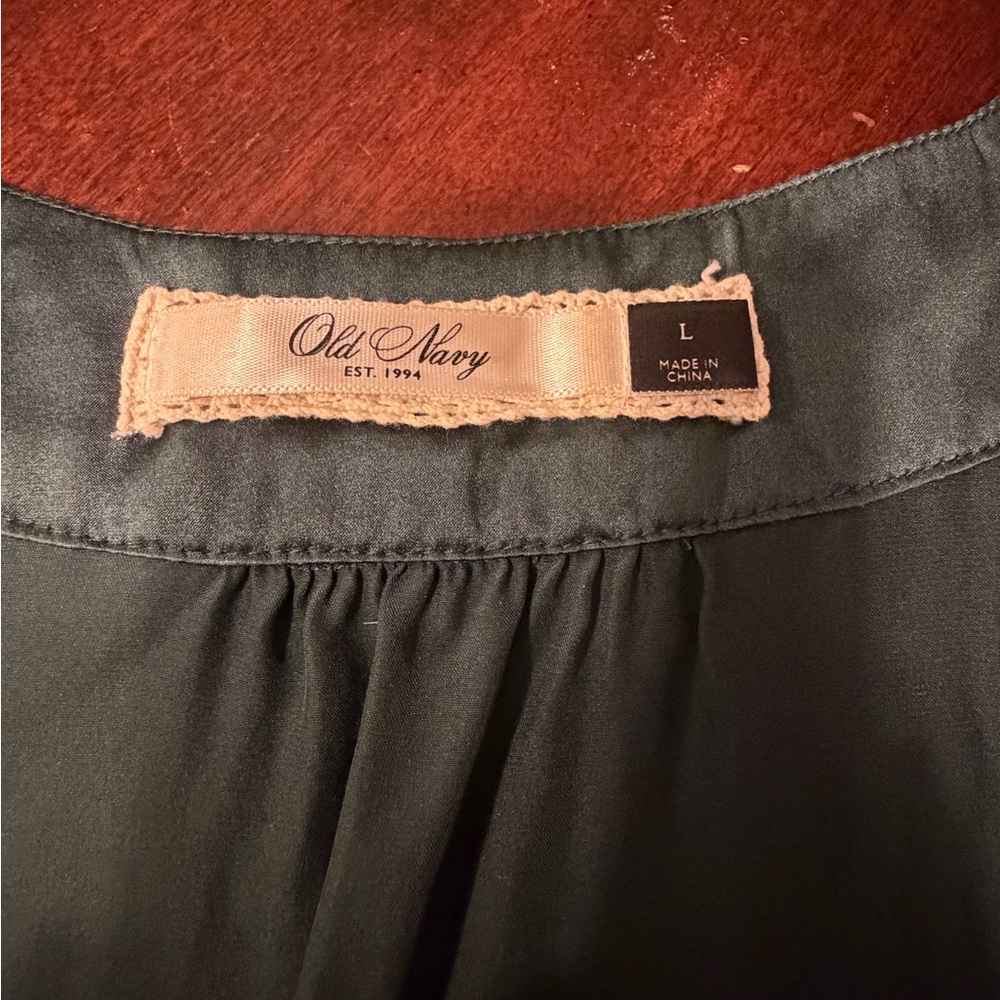 Old Navy Dark Green Blouse